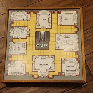 Clue & Monopoly Board Game - Classic Wood Edition